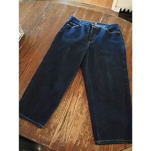 Sz 16 Venezia Jeans Clothing Cotton Denim Blue Jeans Casual Capri Cropped Pants